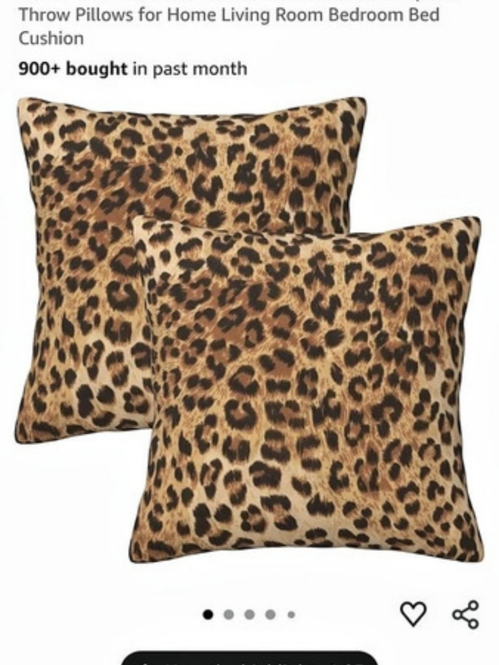 Leopard Print Pillows